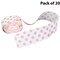 Polka Dot Streamer Roll - Pink - 2 inches wide by 30 Feet long | RAHEEV®